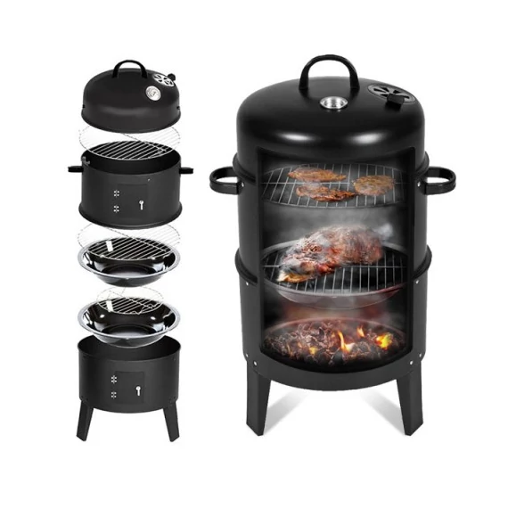 Grillező - füstölő smoker 3 rácsos 13966