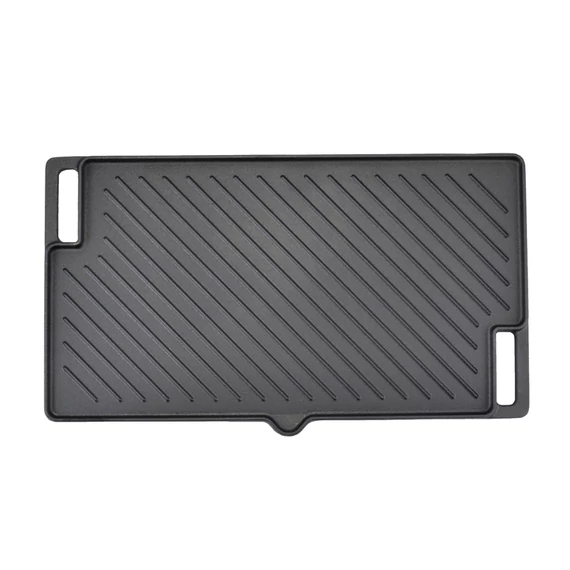 Perfect Home Öntöttvas Grill lap 45*25 cm 2 oldalas csőrös, 14914