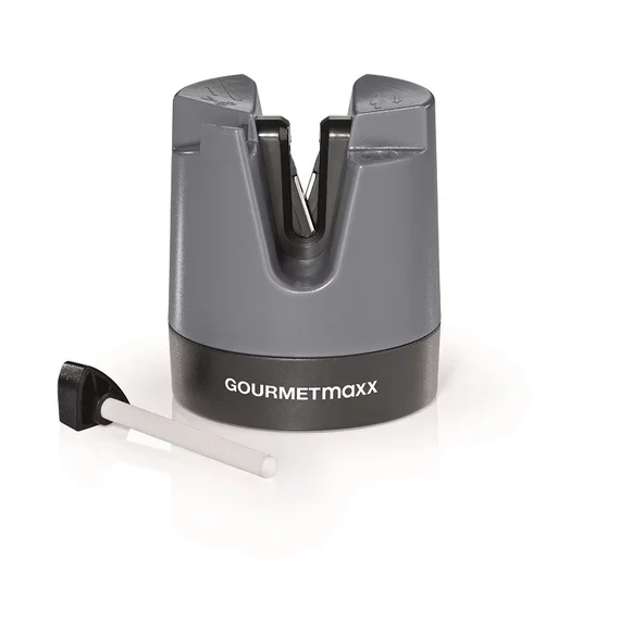 GOURMETMAXX Késélező antracit/fekete DS12738-L