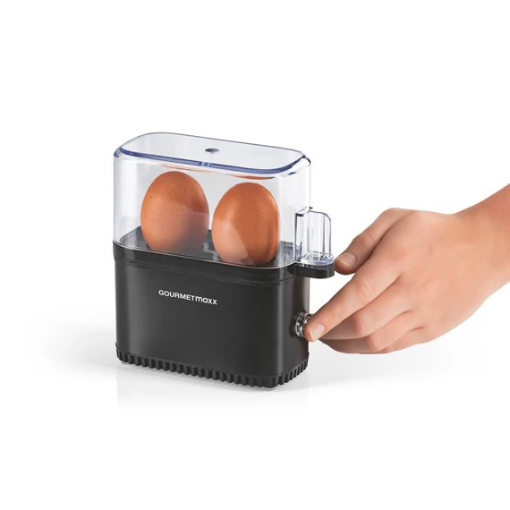 GOURMETMAXX Tojásfőző 2db-os fekete 250W DS13555