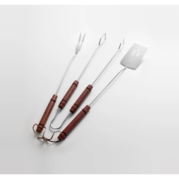 Landmann Grillkészlet 3db-os Fanyéllel 50 cm króm 0110-L