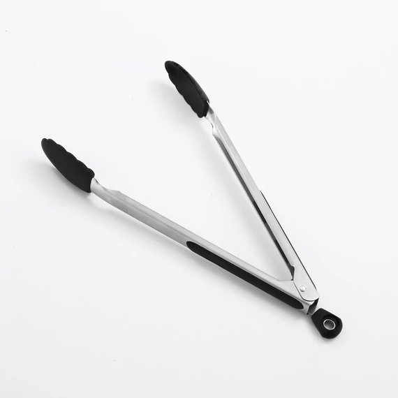 Landmann Grillcsipesz / húsfogó rozsdamentes acél+szilikon 34cm 13347-L